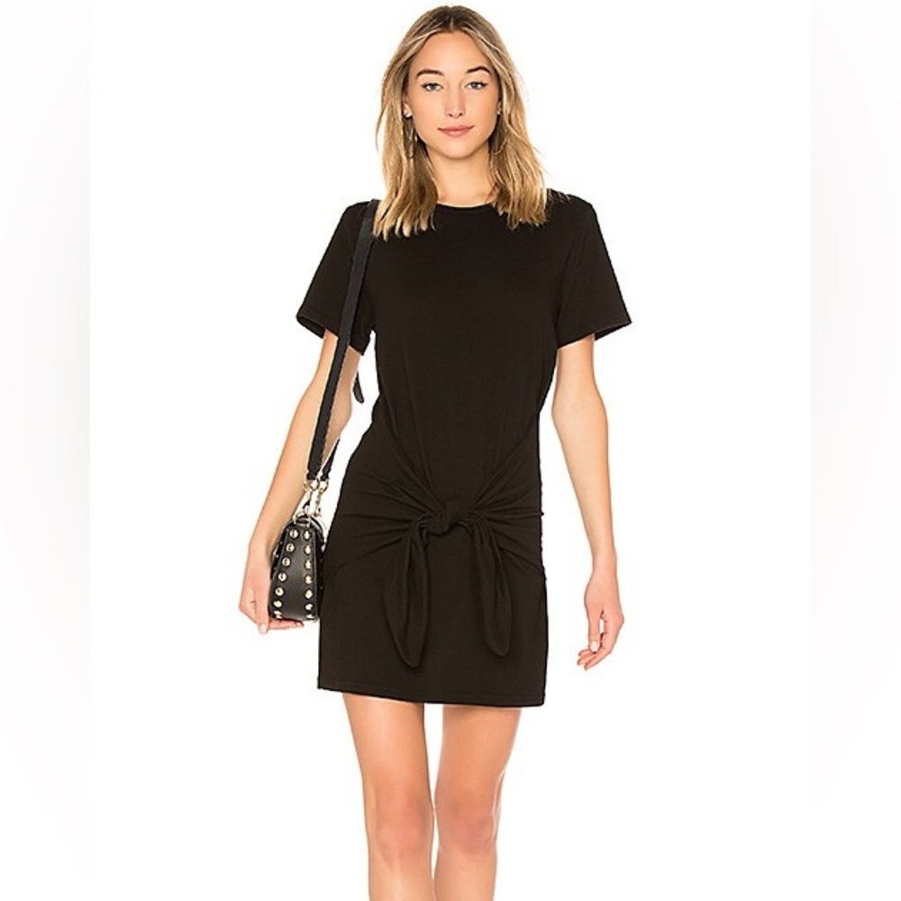 NEW Frame Mini Dress Noir Black Knot